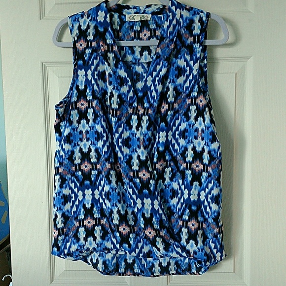 Pink Rose Tops - Pink rose Criss-Cross blouse